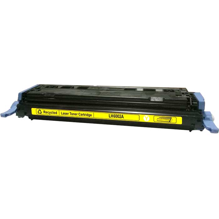 CARTOUCHE DE TONER LASER HP124A Q6002A RECYCLÉE JAUNE