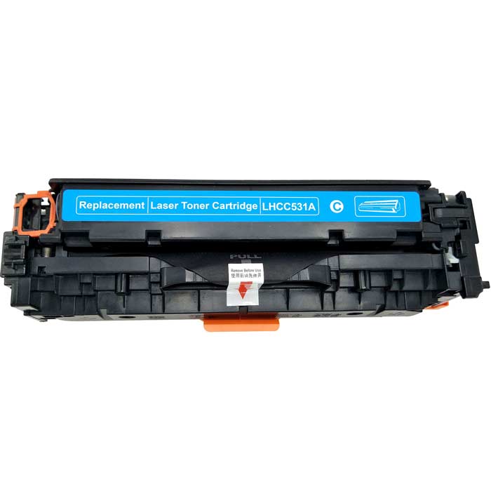 CARTOUCHE DE TONER LASER HP304A CC531A RECYCLÉE CYAN