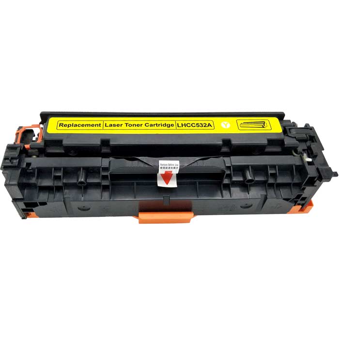 CARTOUCHE DE TONER LASER HP304A CC532A RECYCLÉE JAUNE