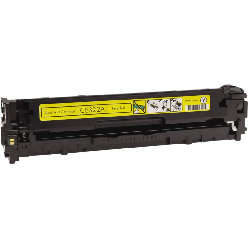 CARTOUCHE DE TONER LASER HP128A CE322A RECYCLÉE JAUNE