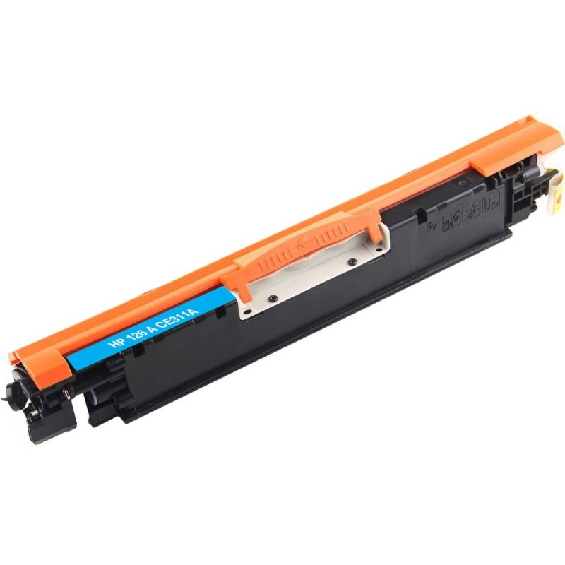 CARTOUCHE DE TONER LASER HP126A CE311A RECYCLÉE CYAN