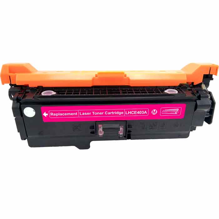 CARTOUCHE DE TONER LASER HP507A CE403A RECYCLÉE MAGENTA