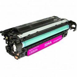 CARTOUCHE DE TONER LASER HP504A CE253A RECYCLÉE MAGENTA