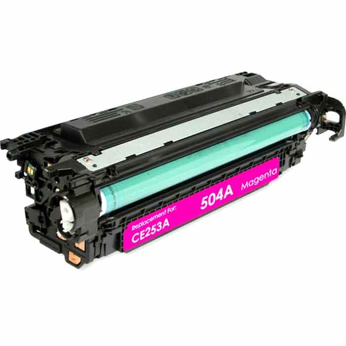 CARTOUCHE DE TONER LASER HP504A CE253A RECYCLÉE MAGENTA