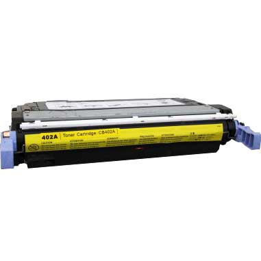 CARTOUCHE DE TONER LASER HP642A CB402A RECYCLÉE JAUNE