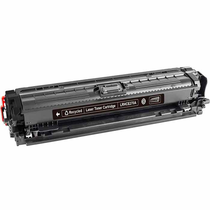 CARTOUCHE DE TONER LASER HP650A CE270A RECYCLÉE NOIR