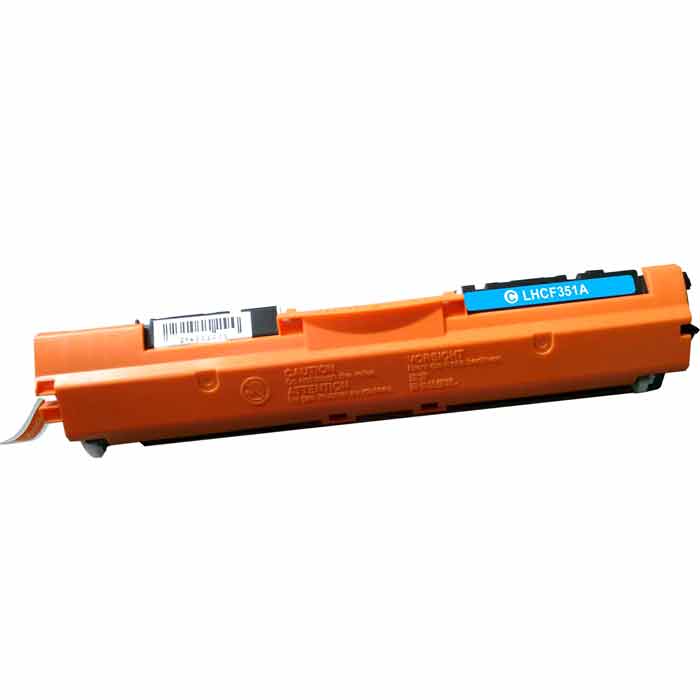 CARTOUCHE DE TONER LASER HP130A CF351A RECYCLÉE CYAN