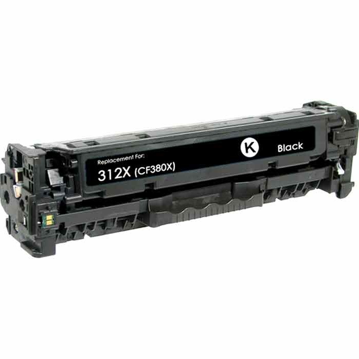 CARTOUCHE DE TONER LASER HP312X CF380X RECYCLÉE NOIR