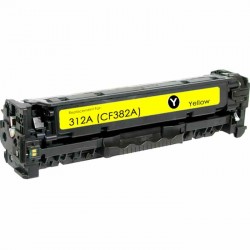 CARTOUCHE DE TONER LASER HP312A CF382A RECYCLÉE JAUNE