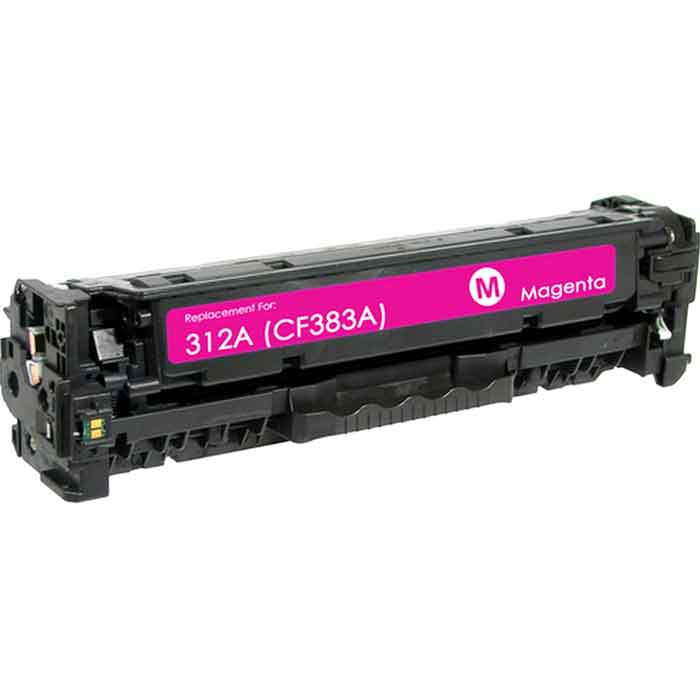 CARTOUCHE DE TONER LASER HP312A CF383A RECYCLÉE MAGENTA