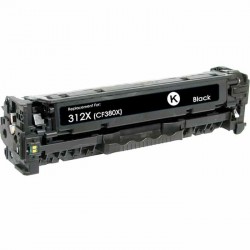 CARTOUCHE DE TONER LASER HP312A CF380A COMPATIBLE NOIR