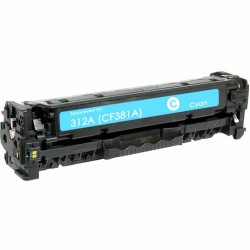 CARTOUCHE DE TONER LASER HP312A CF381A COMPATIBLE CYAN