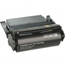 CARTOUCHE DE TONER LASER LEXMARK 12A5745 12A5845 LASER RECYCLÉE NOIR