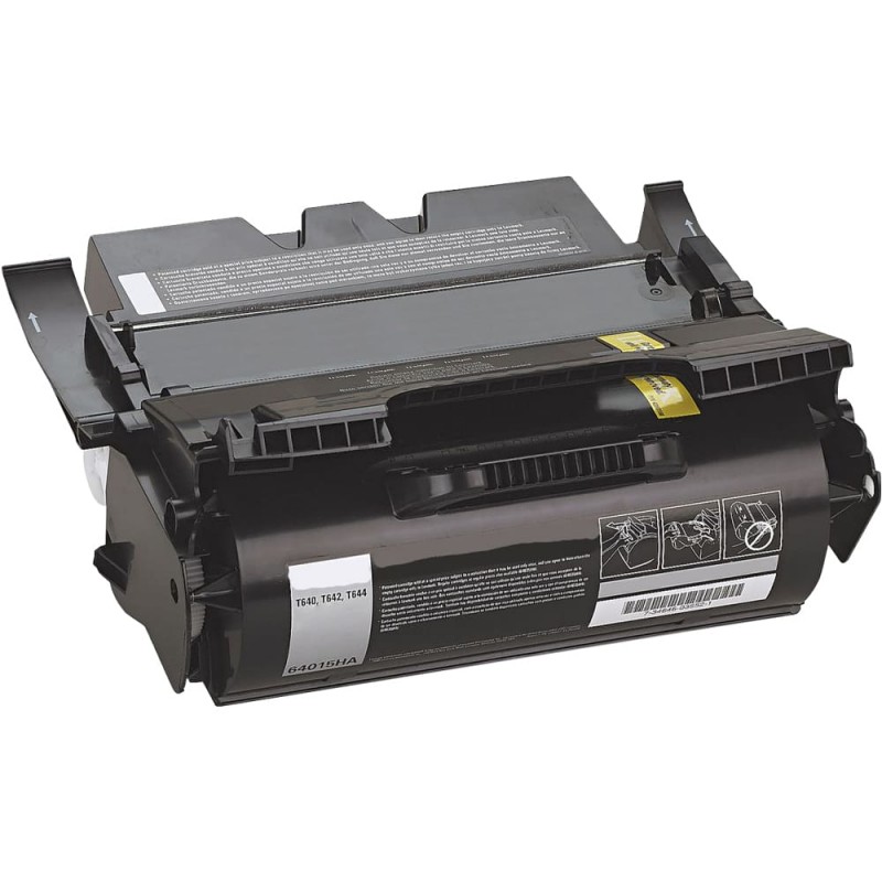 CARTOUCHE DE TONER LASER LEXMARK 12A6765 12A6865 LASER RECYCLÉE NOIR