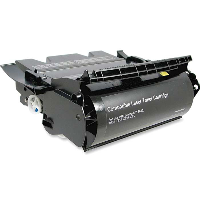 CARTOUCHE DE TONER LASER LEXMARK 12A7362 12A7462 RECYCLÉE NOIR