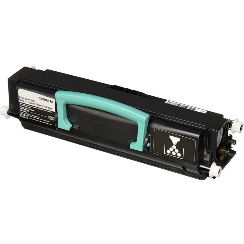 CARTOUCHE DE TONER LASER LEXMARK E250A11A RECYCLÉE NOIR
