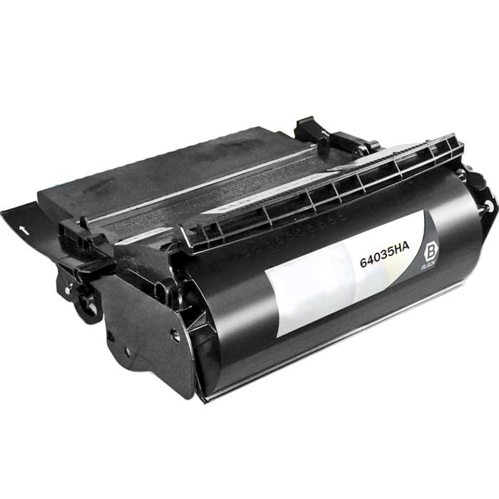 CARTOUCHE DE TONER LASER LEXMARK 64015HA 64035HA RECYCLÉE NOIR