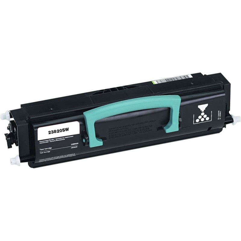 CARTOUCHE DE TONER LASER LEXMARK 23800SW RECYCLÉE NOIR