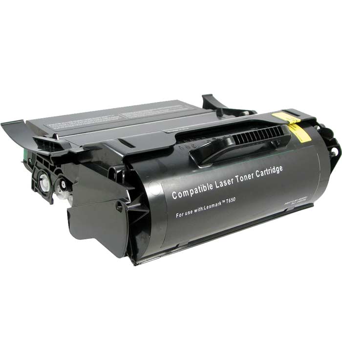 CARTOUCHE DE TONER LASER LEXMARK T650H11A RECYCLÉE NOIR