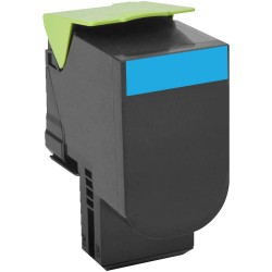CARTOUCHE DE TONER LASER LEXMARK C540H1CG RECYCLÉE CYAN