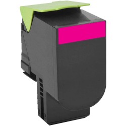 CARTOUCHE DE TONER LASER LEXMARK C540H1MG RECYCLÉE MAGENTA