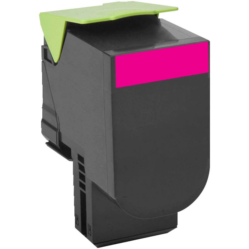 CARTOUCHE DE TONER LASER LEXMARK C540H1MG RECYCLÉE MAGENTA