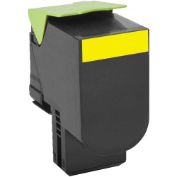 CARTOUCHE DE TONER LASER LEXMARK C540H1YG RECYCLÉE JAUNE