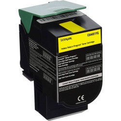 CARTOUCHE DE TONER LASER LEXMARK C544X1YG RECYCLÉE JAUNE