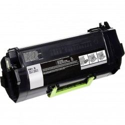 CARTOUCHE DE TONER LASER LEXMARK 621X 62D1X00 RECYCLÉE NOIR