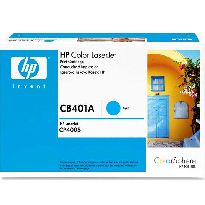 CARTOUCHE DE TONER LASER HP642A CB401A ORIGINALE CYAN