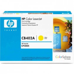 CARTOUCHE DE TONER LASER HP642A CB402A ORIGINALE JAUNE