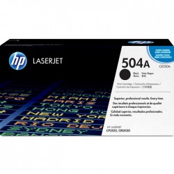 CARTOUCHE DE TONER LASER HP504A CE250A ORIGINALE NOIR