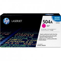 CARTOUCHE DE TONER LASER HP504A CE253A ORIGINALE MAGENTA