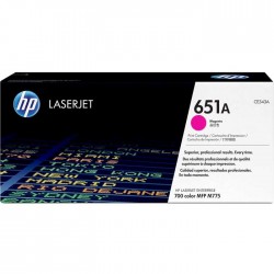 CARTOUCHE DE TONER LASER HP651A CE343A ORIGINALE MAGENTA