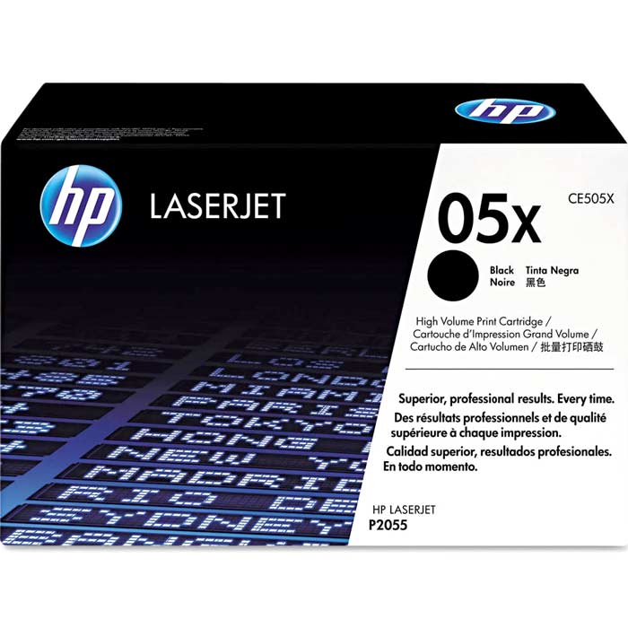 CARTOUCHE DE TONER LASER HP05X CE505X ORIGINALE NOIR