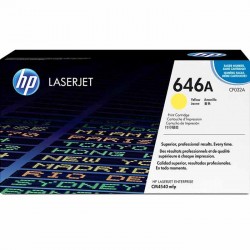 CARTOUCHE DE TONER LASER HP646A CF032A ORIGINALE JAUNE