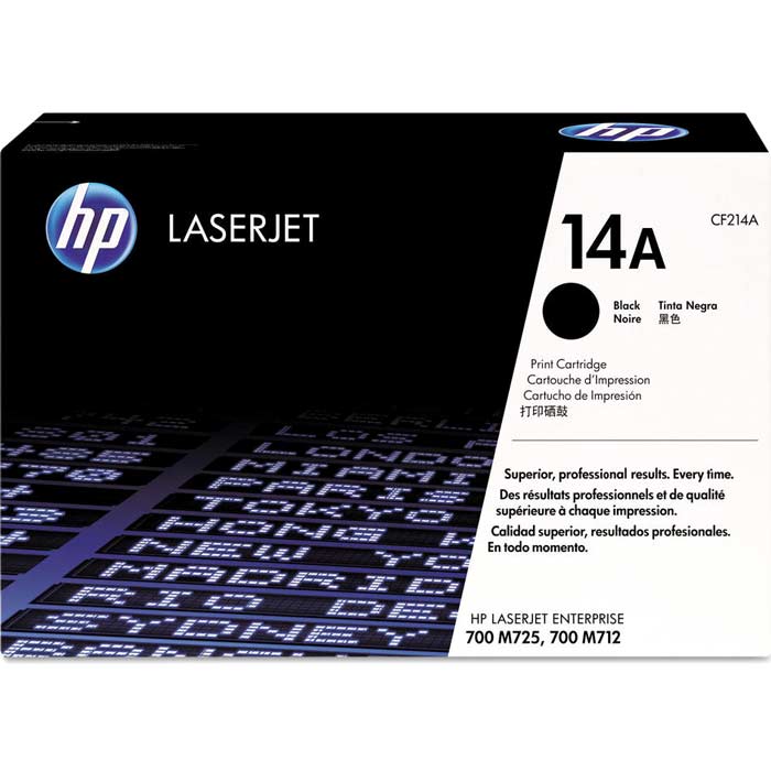 CARTOUCHE DE TONER LASER HP14A CF214A ORIGINALE NOIR