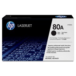 CARTOUCHE DE TONER LASER HP80A CF280A ORIGINALE NOIR