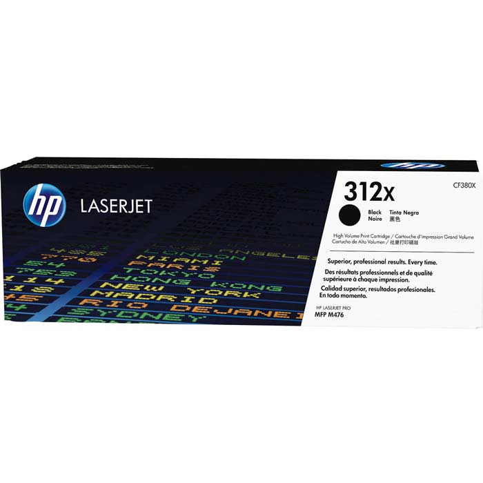 CARTOUCHE DE TONER LASER HP312X CF380X ORIGINALE NOIR