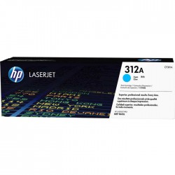 CARTOUCHE DE TONER LASER HP312A CF381A ORIGINALE CYAN