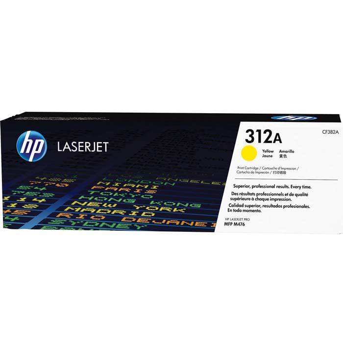 CARTOUCHE DE TONER LASER HP312A CF382A ORIGINALE JAUNE