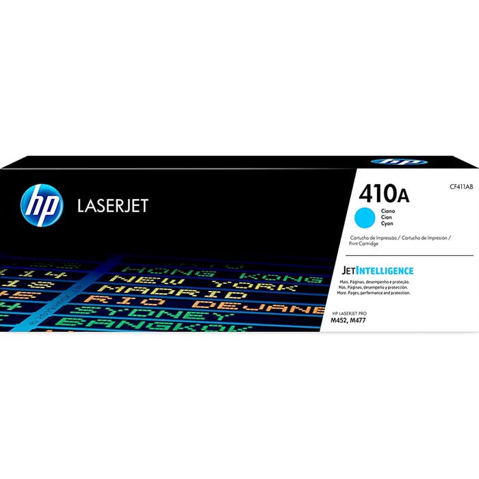 CARTOUCHE DE TONER LASER HP410A CF411A ORIGINALE CYAN
