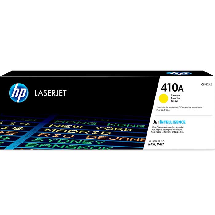 CARTOUCHE DE TONER LASER HP410A CF412A ORIGINALE JAUNE