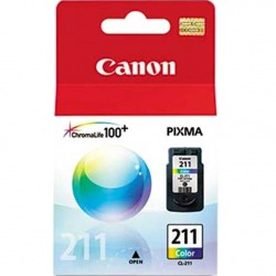 CARTOUCHE JET D'ENCRE CANON CL-211 ORIGINALE COULEUR