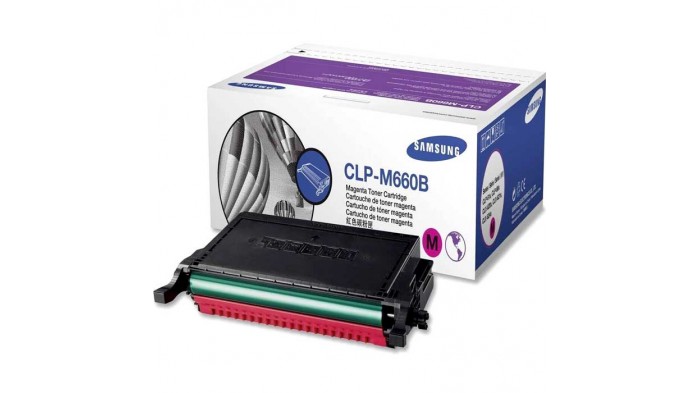 CARTOUCHE DE TONER LASER SAMSUNG CLP-M660B ORIGINALE MAGENTA