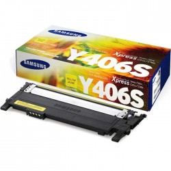 CARTOUCHE DE TONER LASER SAMSUNG CLT-Y406S ORIGINALE JAUNE
