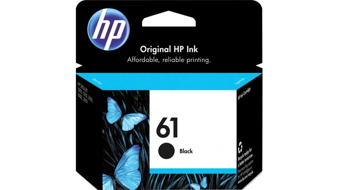 HP61 CH561WN ORIGINAL INKJET BLACK CARTRIDGE
