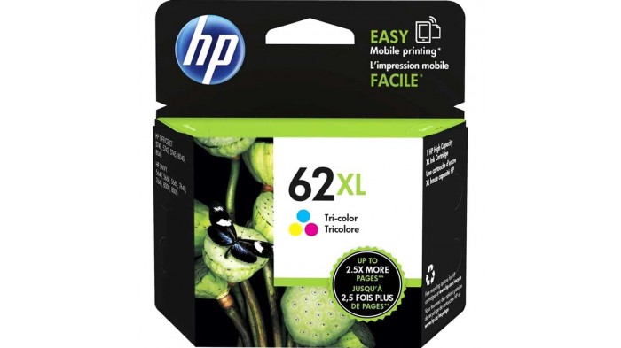 CARTOUCHE JET D'ENCRE HP62XL C2P07AN ORIGINALE COULEUR