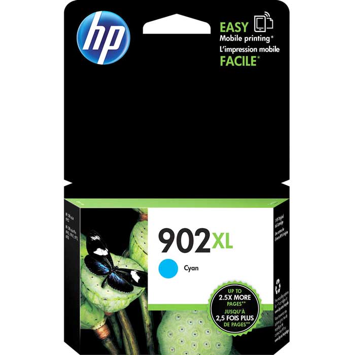 CARTOUCHE JET D'ENCRE HP902XL T6M02AN ORIGINALE CYAN