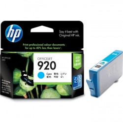 CARTOUCHE JET D'ENCRE HP920 CH634AC ORIGINALE CYAN
